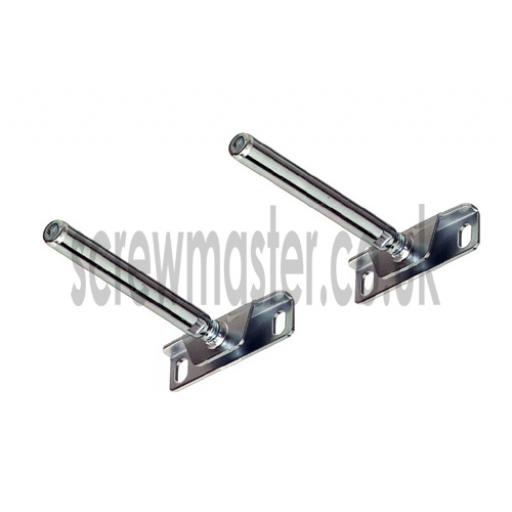 Pair of Concealed Shelf Supports hidden bracket for 24mm thick floating shelf invisible