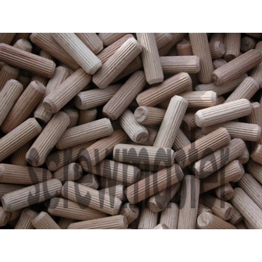 100 Fluted Dowels 10mm x 40mm beech hardwood jointing crafts
