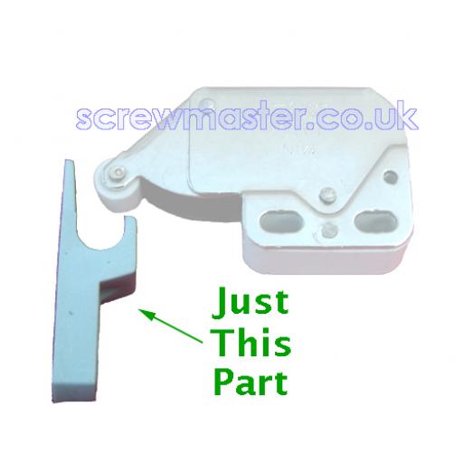 Just the plastic catch part for Mini-Latch automatic spring pressure touch latch