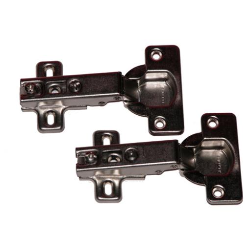 Pair of UNsprung Concealed Hinges slide on 110 degree opening 35mm boss hole full overlay