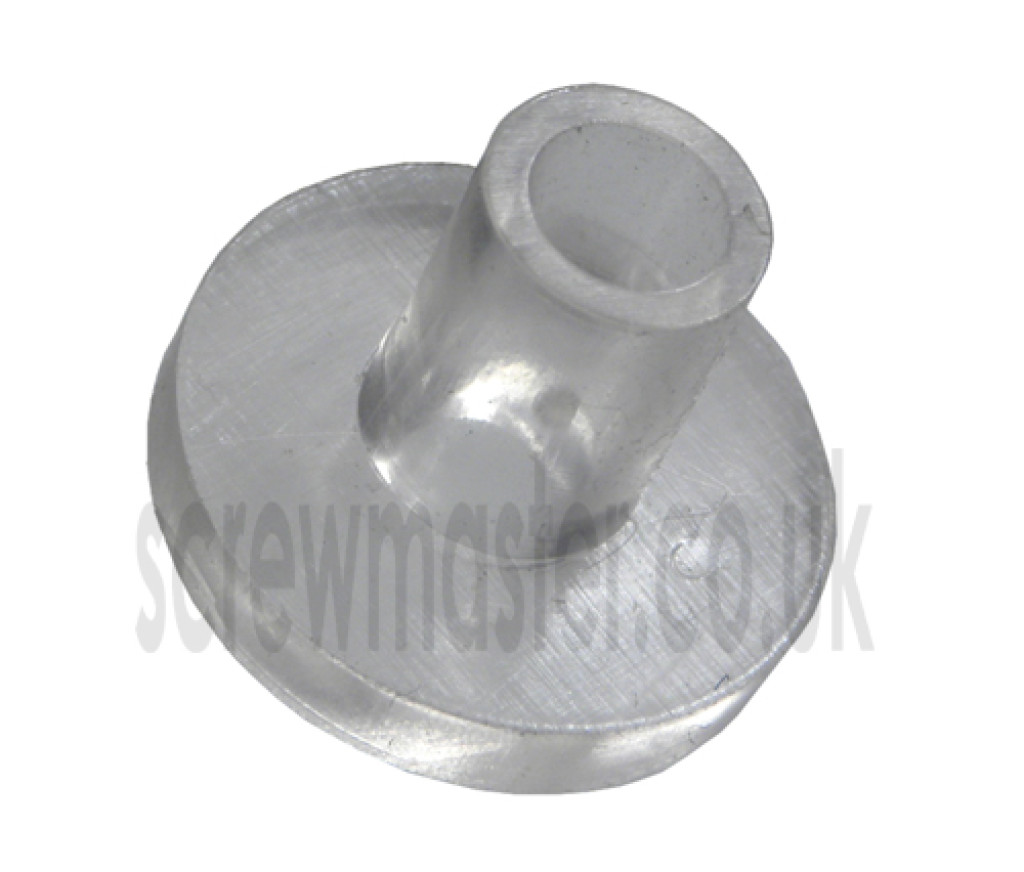 Flanged Spacer Sleeve Grommet Clear Plastic Cushion Glass for Mirror Screws