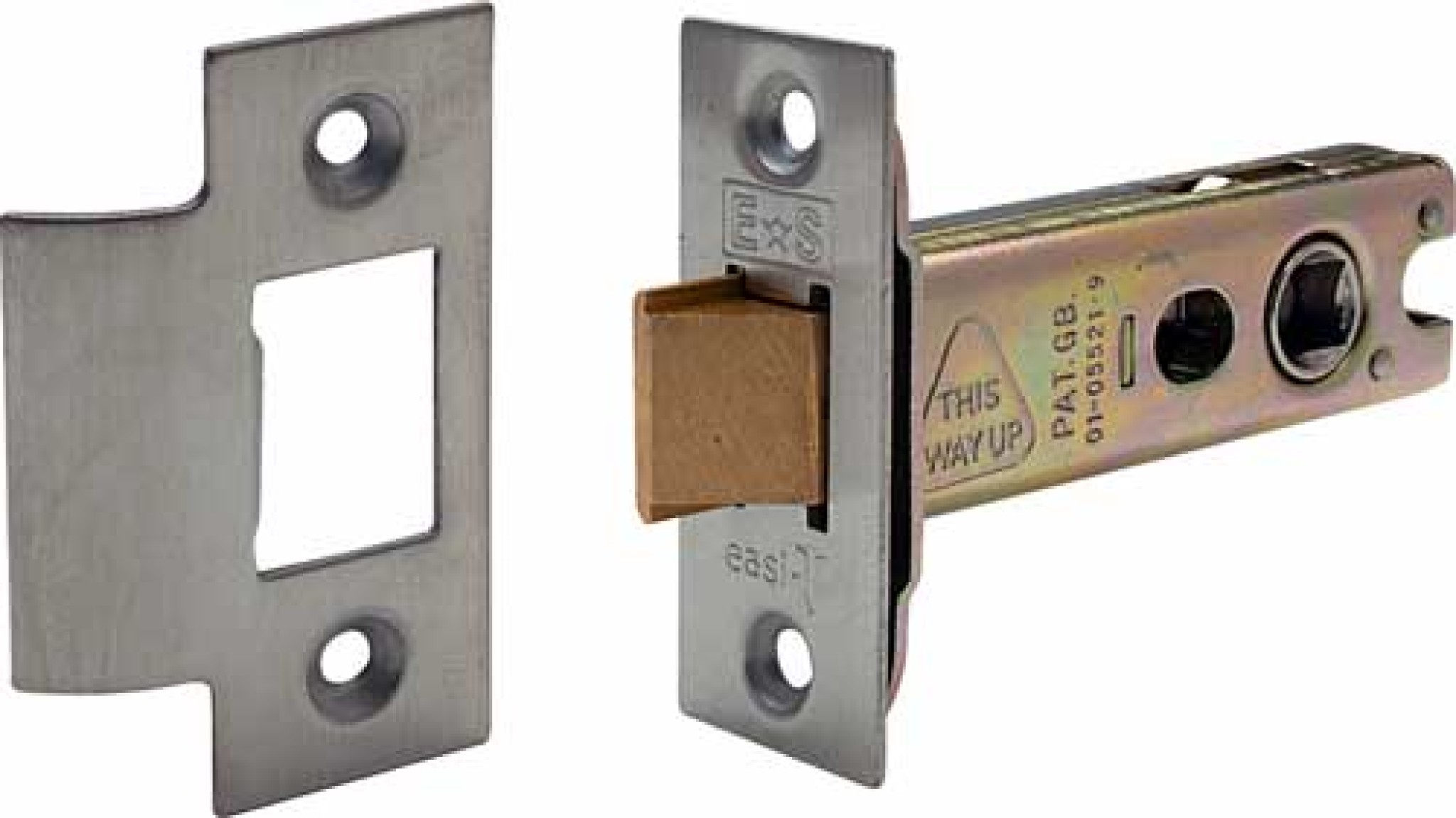 Mortice Latch heavy duty 57mm backset suits 30 & 60 minute fire door